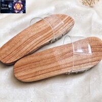 Guốc Gỗ Guốc Mộc Nam Nữ Size 35 -> 44 ( đế cao su 2 lớp )