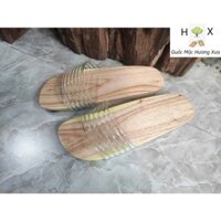 Guốc Gỗ Guốc Mộc Nam Nữ Size 35 -> 44 ( đế cao su 2 lớp )