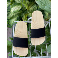 Guốc Gỗ, Guốc Mộc Quay Ngang Đế Thông Cao Cấp Cho Bé