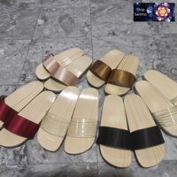 Guốc Gỗ Mộc Nam Nữ Gỗ Thông Size 35 Đến 40 ( đế cao su 2 lớp )