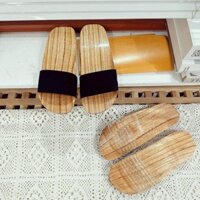 Guốc gỗ truyền thống chất mộc thiên nhiên 100%