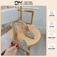 Guốc Nơ Đá Xoắn Sang Chảnh, Hàng Quảng Châu Cao Cấp - Sỉ Giày Dép Nữ|Đức Mạnh Shoes