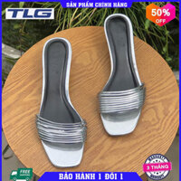 Guốc nữ cao gót thời trang Đồ Da Thành Long TLG 21224