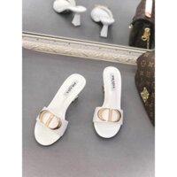 Guốc nữ đế 6 phân chất da phối khuy cài thời trang GU31 ANN_Official