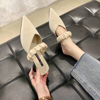 Guốc nữ đế thấp dịu dàng
