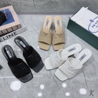 Guốc Prada Trắng Đen Kem Full Size 35-39  - By Anh Dinh Phuong