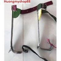 GUỐC TRÈO CÂY 2 ĐINH CỰC BÁM_CỰC BỀN_AN TOÀN_TIỆN LỢI_ DỤNG CỤ HỖ TRỢ LEO CÂY