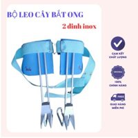 Guốc trèo cây bắt ong rừng 2 đinh inox bẹt cao cấp cực bám an toàn