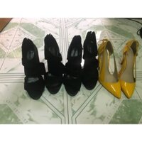 Guốc zara thanh lý, màu vàng, form ôm, rất sang chảnh, mua thui các chị ơi .............................................