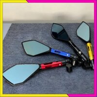 Gương 5 cạnh Xoay Gập Loại 1 Đủ ốc bắt cho Yamaha Honda ( lắp trái ) [GIÁ XẢ KHO],kiếng hậu xe máy, kính kiểu xe máy,