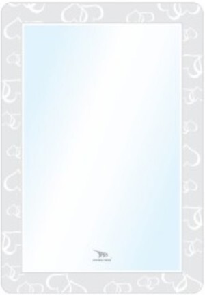 Gương bo góc khắc lõm hoa văn Hoàng Thiện HT 9959