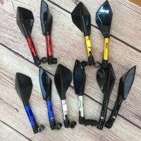 Gương chiếu hậu 5 cạnh, gương 5 cạnh cán thẳng độ xe cực ngầu và chất, nhiều màu sắc trẻ trung và đẹp