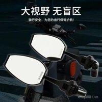 Gương chiếu hậu AOS4 tương thích với xe máy điện Niu Nine, xe máy Honda, gương phản chiếu chống chói cho xe đạp điện