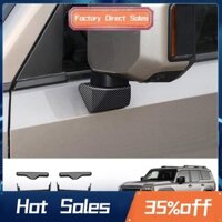 Gương Chiếu Hậu Ô Tô Đế Viền Miếng Dán Trang Trí Ngoại Thất Ô Tô Phụ Kiện Cho Prado LC250 2024 Sợi Carbon