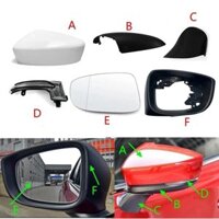 Gương Chiếu Hậu Ô Tô Khung Làm Nóng Ống Kính Dưới Nắp Đế Ốp Lưng Bật Đèn Tín Hiệu Cho Xe Mazda 6 Atenza 2018-2021