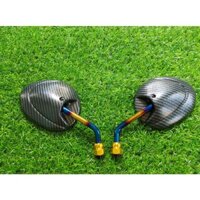 Gương Chiếu Hậu Tai Thỏ Titan Carbon, Kính xe máy