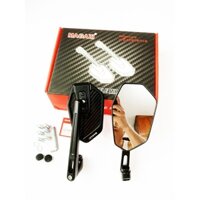 Gương Chiếu Hậu Tròn Kiểu Magazi Vân Carbon Cho xe Như Yamaha XSR155, Xe Tay Ga,Yamaha PG-1
