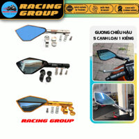 Gương Chiếu Hậu Xe Máy 5 Cạnh Loại 1 Kiểng Thời Trang Gắn Chân Kính Xe Wave, Sirius, Exciter, Winner