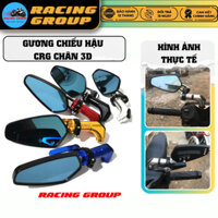 Gương Chiếu Hậu Xe Máy CRG Chân 3D Mặt Kính Xanh Thời Trang Gắn Chân Kính Wave Sirius Exciter Winner