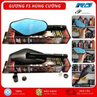 Gương Chiếu Hậu Xe Máy F5 Mặt Kính Xanh, Kính Chiếu Hậu Thời Trang Gắn Chân Kính Xe Wave, Exciter