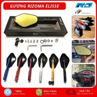 Gương Chiếu Hậu Xe Máy Rizoma Elisse, Kính Chiếu Hậu Thời Trang Gắn Chân Kính Xe Máy Nhôm CNC