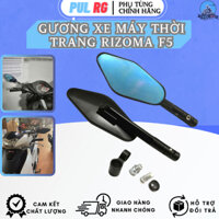 Gương chiếu hậu xe máy thời trang rizoma F5 màu đen 1 cái lắp cho Wave AB SH SH Mode Airblade...