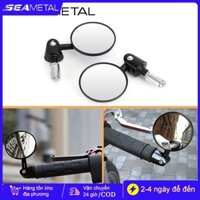 gương chiếu hậu xe máy SEAMETAL  Gương tròn có thể điều chỉnh cho tay cầm 16mm