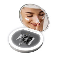 Gương Chống Nắng Gương UV Có Camera UV Cho Chống Nắng Thử Nghiệm LED Lấp Đầy Ánh Sáng 3 Chế Độ Ánh Sáng Gương Trang Điểm Du Lịch Gương Trang Điểm Cầm Tay Came-1018