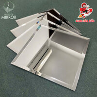 Gương Dán Tường, Dán Tủ Quần Áo soi toàn thân, Decor phòng, trang trí nội thất Q Decor - Hàng mới về