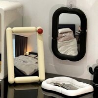 Gương Để Bàn, Gương Trang Điểm Macaron HD Có Đế Và Móc Treo Kiểu Dáng Vintage Xinh Xắn