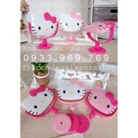 Gương để bàn trang điểm hình mèo Hello kitty trang trí 22*18cm
