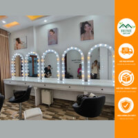 Gương Đèn LED Bàn Trang Điểm Hình Vòm, Gương Make Up Chuyên Nghiệp Kt 80x120cm - Decor_Homes