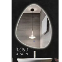 Gương đèn LED cảm ứng cục đá siêu xinh, tao nhã  nhiều màu