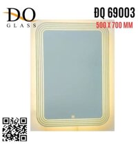 Gương đèn led hình chữ nhật 500x700mm Đình Quốc ĐQ 69003