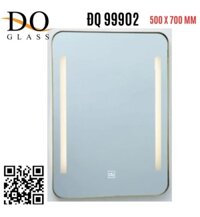 Gương đèn led hình chữ nhật Đình Quốc ĐQ 99902 (500x700mm) viền nhôm