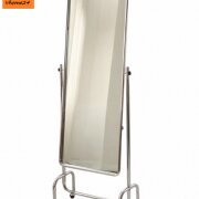 GƯƠNG ĐỨNG DI ĐỘNG VIỀN INOX CHỮ NHẬT BO GÓC GSTT257