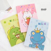 Gương gập để bàn Animal milk tea fruit 15x21