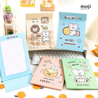 Gương gập để bàn Baby bear biscuit 15x21