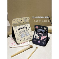 Gương gập dễ thương để bàn, có thể đứng, gương trang điểm di động cho nữ sinh viên, kích thước nhỏ