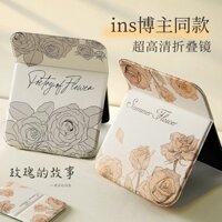 Gương gập lớn cho sinh viên, gương trang điểm để bàn nhỏ, gương trang điểm đứng, gương di động cho văn phòng và gia đình W6VI