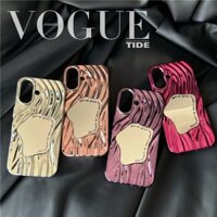 Gương gợn nước mạ điện hợp thời trang mới với tất cả các thiết kế chống rơi Vỏ điện thoại cho IPhone 16 15 14 13 12 11 Pro Max X XS XR 8 7 Plus Vỏ TPU mềm chống bụi bẩn