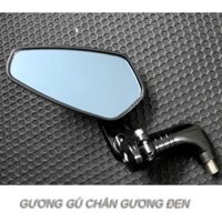 Gương gù bắt chân gương thời trang nhỏ gọn cho xe máy SH, Vision, AB, Wave, Vario, Exciter( mẫu chéo)