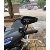 Gương Gù CRG Hàng Thái Xịn Gắn Chân Gương Và Tay Lái Xe Máy Màu Đen Cực Đẹp