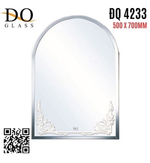 Gương hoa văn Đình Quốc 4233 50 x 70 cm