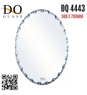 Gương hoa văn Đình Quốc 4443 50 x 70 cm