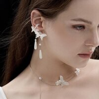 Gương Khiêu Vũ Series Siêu Cổ Tích Bướm Nước Thả Yêu Tinh Bông Tai Xương Tai Kẹp Mới Phong Cách Trung Hoa Bông Tai Nữ #XZS317#