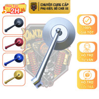 Gương Kính Chiếu Hậu Rizoma Tròn Cao Cấp Chất Liệu Nhôm CNC Nguyên Khối Phù Hợp Mọi Dòng Xe Máy
