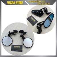 GƯƠNG (KÍNH) CHIẾU HẬU XE VESPA SPRINT/ PRIMAVERA/ GTS/ PIAGGO XOAY TRÒN VUÔNG ĐA CHIỀU