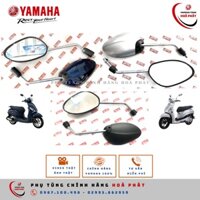 Gương, kính chiếu hậu xe Nozza, Grande đời mới màu xanh và bạc chính hãng Yamaha