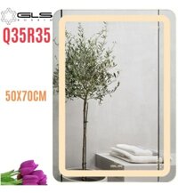 Gương Led Chữ Nhật 50x70cm GLS Q35R35 Dòng Q Ánh Sáng Trong